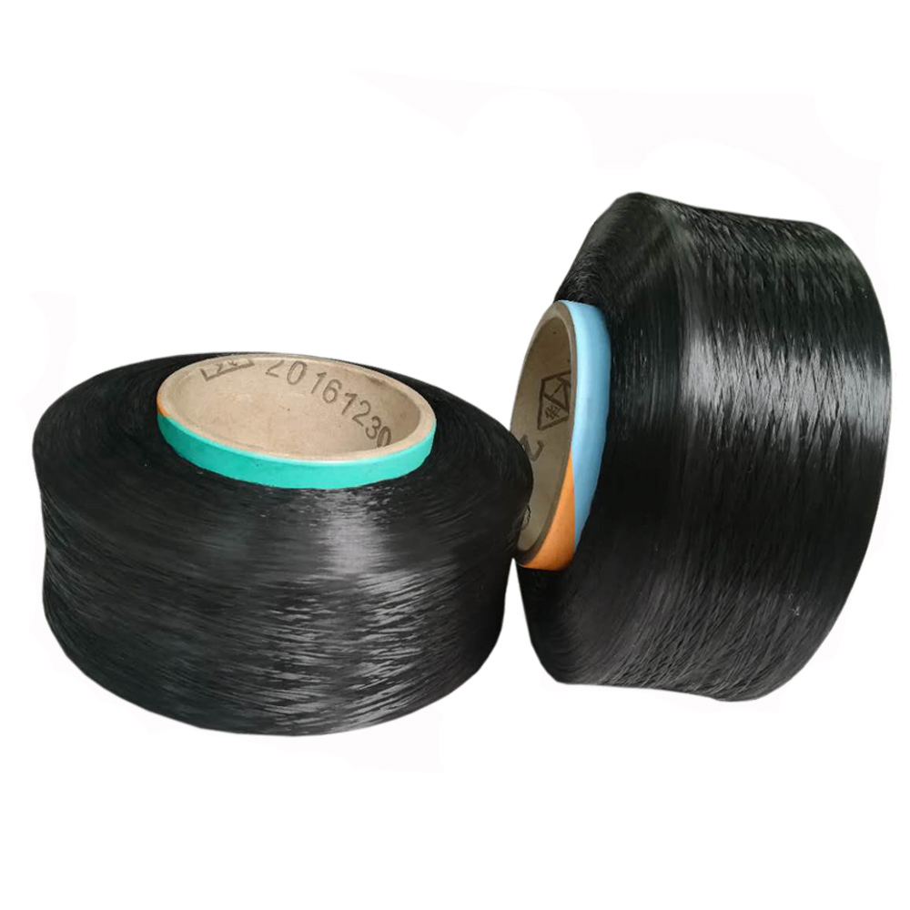  Polypropylene Filaments Black Yarn 900D PP Multifilament yarn FDY for Tapes  
