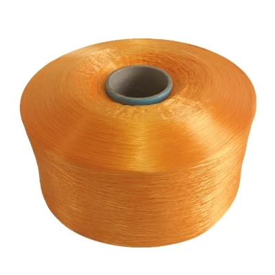  600D Polypropylen-Garn, gelbe Farbe, PP-FDY-Garn mit Anti-UV-Stabilisierung für Gurtbänder  