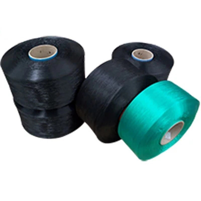 Polypropylene Multifilament Yarn 900D Black  Recycle /orginal material for belts webbings  