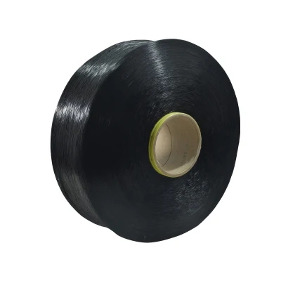 Полипропиленовая мультифиламентная пряжа 900D Black Recycle / оригинальный материал для лямок  
